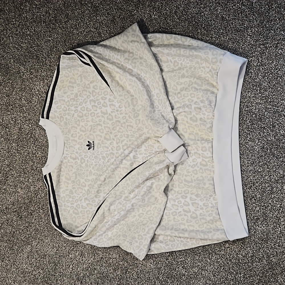 Oversized Adidas Crewneck